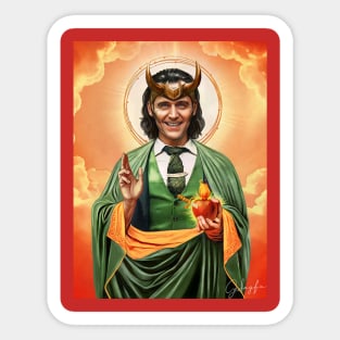 Saint Tom Hiddleston Sticker